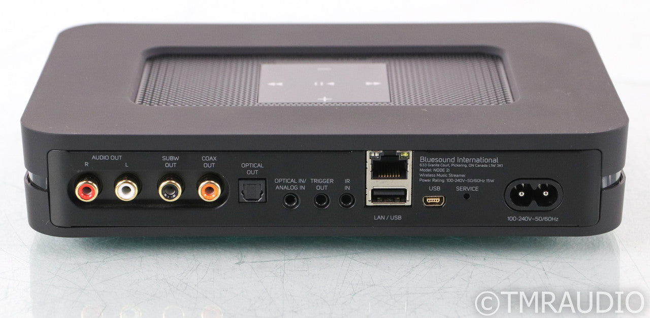 Bluesound Node 2i Wireless Network Streamer; 2-i; Bluetooth; Black