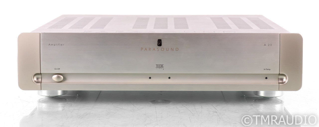 Parasound Halo A23 Stereo Power Amplifier; Silver; A-23