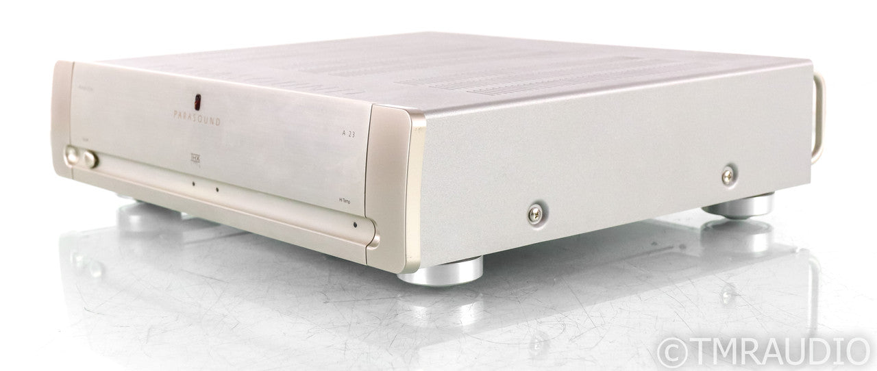 Parasound Halo A23 Stereo Power Amplifier; Silver; A-23