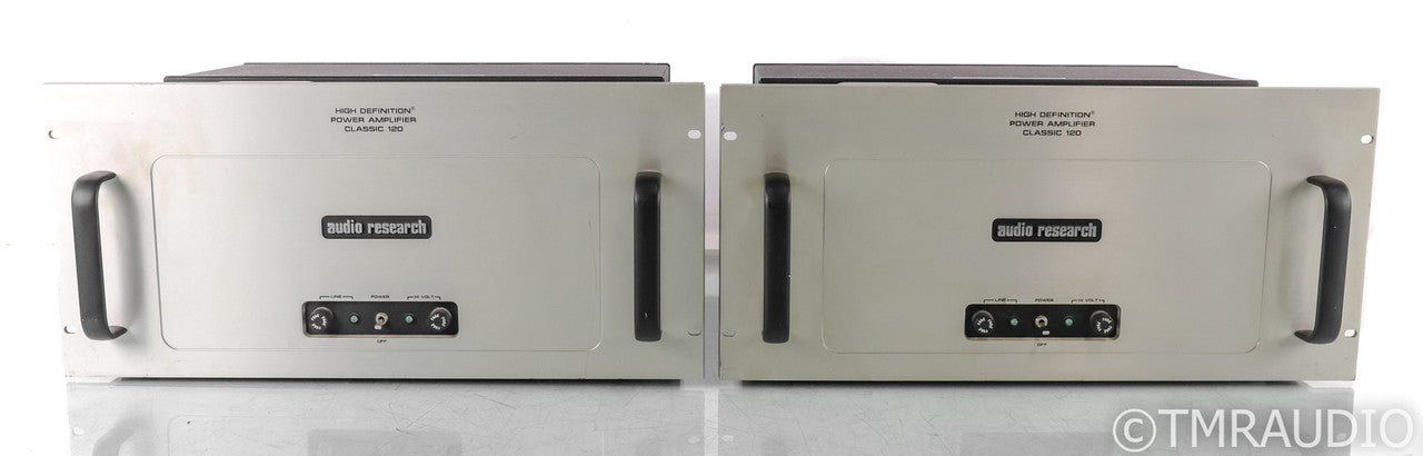 Audio Research Classic 120 Mono Tube Power Amplifier; Silver Pair