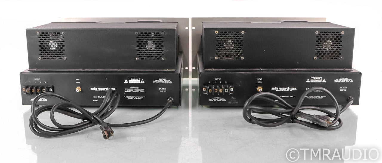 Audio Research Classic 120 Mono Tube Power Amplifier; Silver Pair