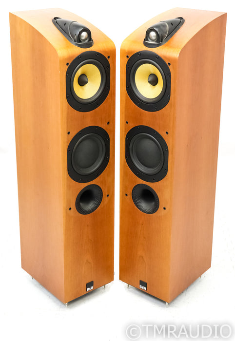 B&W 704 Floorstanding Speakers; Cherrywood Pair