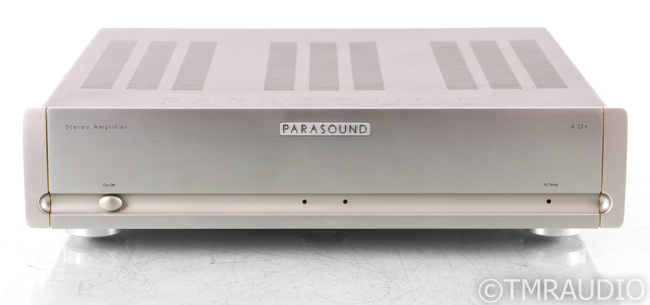 Parasound Halo A23+ Stereo Power Amplifier; A-23 Plus; Silver