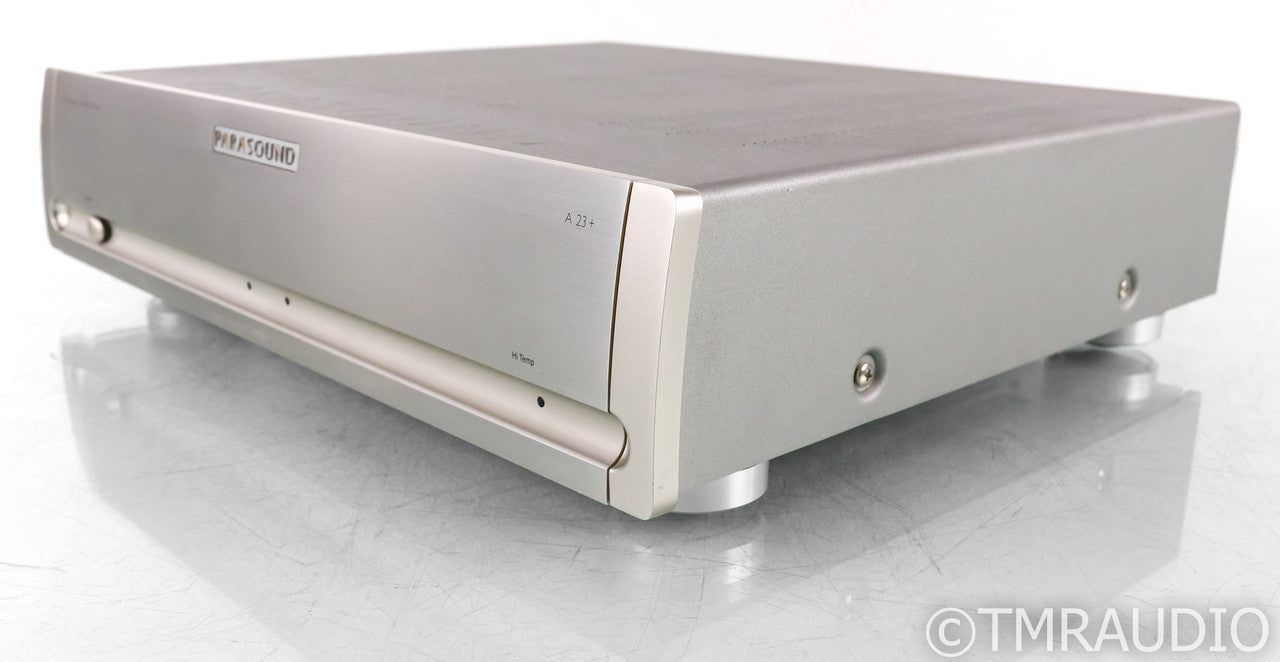 Parasound Halo A23+ Stereo Power Amplifier; A-23 Plus; Silver