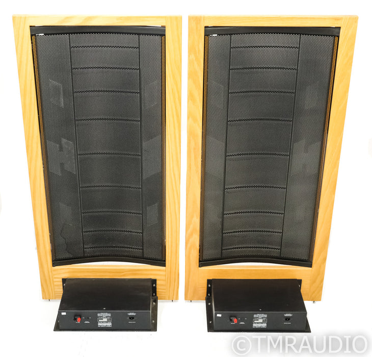 Martin Logan CLS II Floorstanding Speakers; Oak Pair; AS-IS (Distortion)