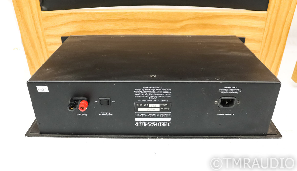 Martin Logan CLS II Floorstanding Speakers; Oak Pair; AS-IS (Distortion)