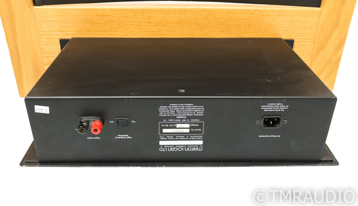 Martin Logan CLS II Floorstanding Speakers; Oak Pair; AS-IS (Distortion)