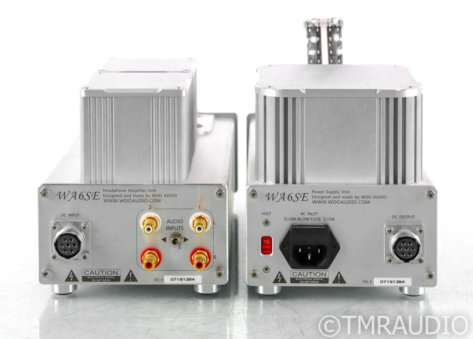Woo Audio WA6SE Gen 2 Tube Headphone Amplifier; WA-6-SE; Silver