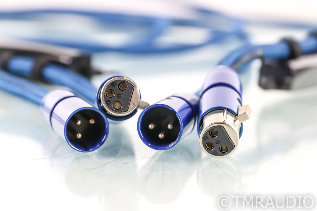 AudioQuest Sky XLR Cables; 2.5m Pair Balanced Interconnects; 72v DBS