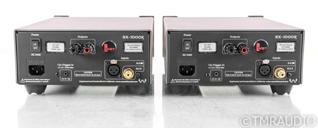 Wyred 4 Sound SX-1000R Mono Power Amplifiers; SX1000R; Midnight Sparkle Pair
