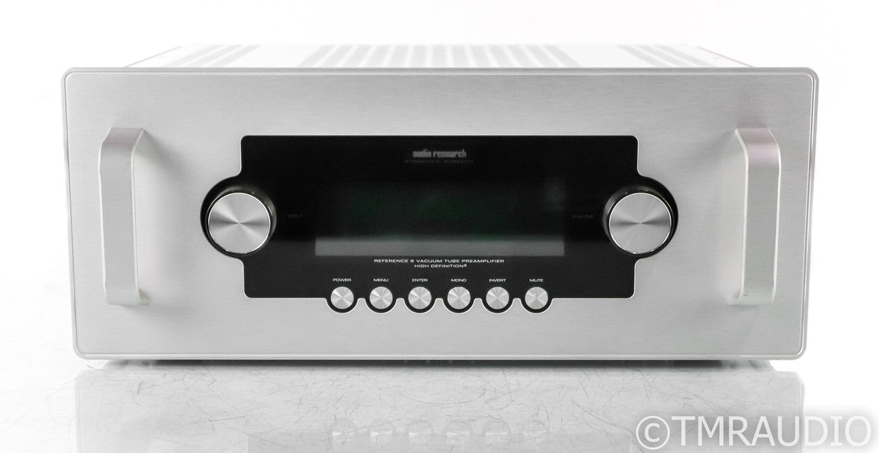 Audio Research Reference 6 Stereo Tube Preamplifier; REF6; Silver; Remote