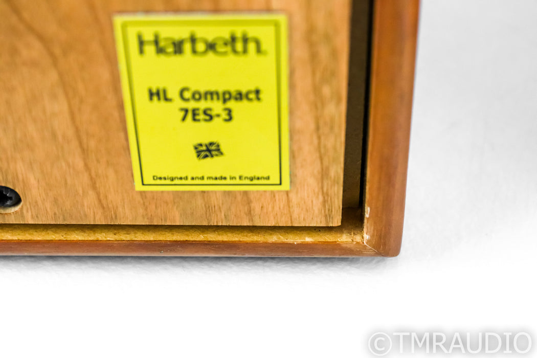 Harbeth Compact 7ES-3 Bookshelf Speakers; C7ES3; Cherry Pair