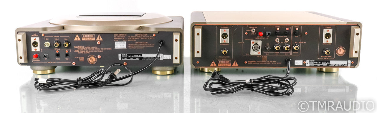 Denon DP-S1 CD Transport / DA-S1 DAC System; Gold (RARE Classic - 55 Ever Made)