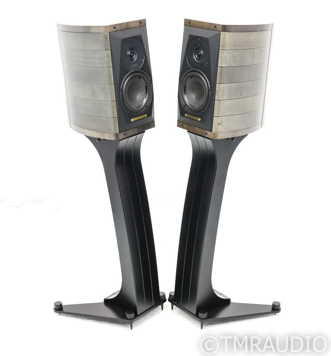 Sonus Faber Cremona Auditor M Bookshelf Speakers; Maple Graphite Pair w/ Stands