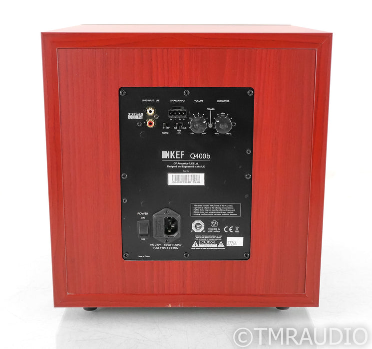 KEF Q400 Powered 10" Subwoofer; Q-400; Rosewood