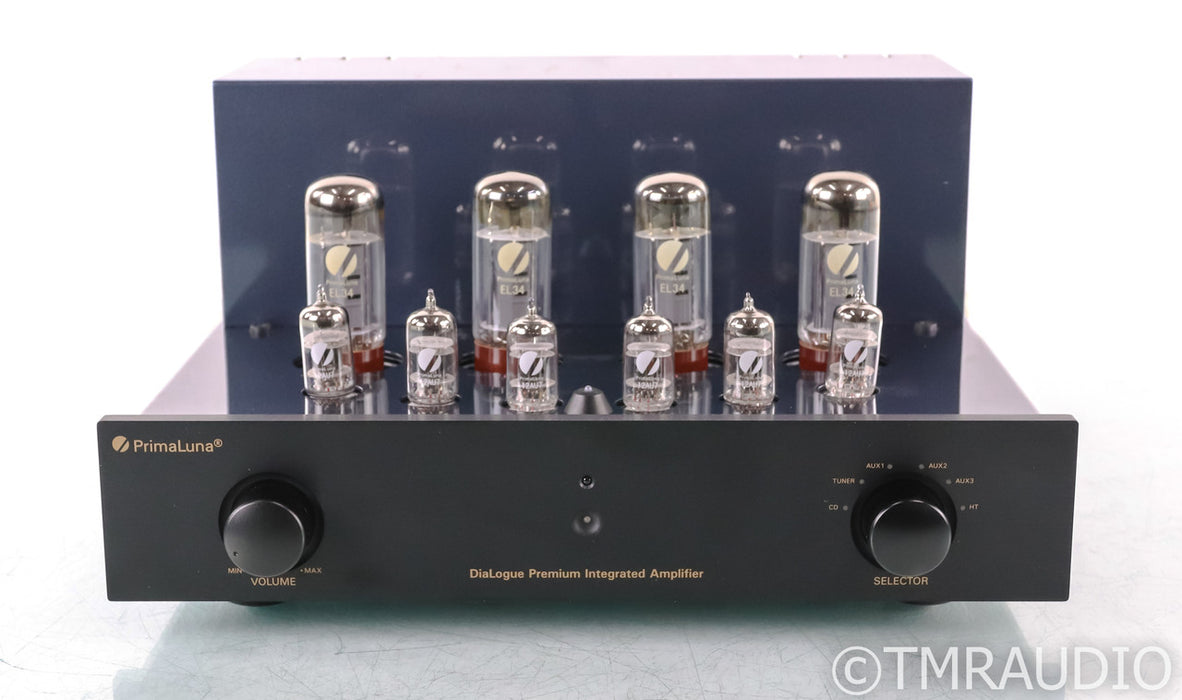 PrimaLuna DiaLogue Premium Stereo Tube Integrated Amplifier; Black; Remote