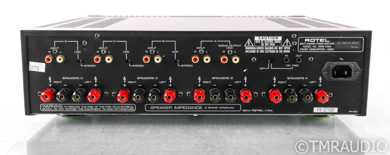 Rotel RMB-1048 8 Channel Power Amplifier; Black; RMB1048