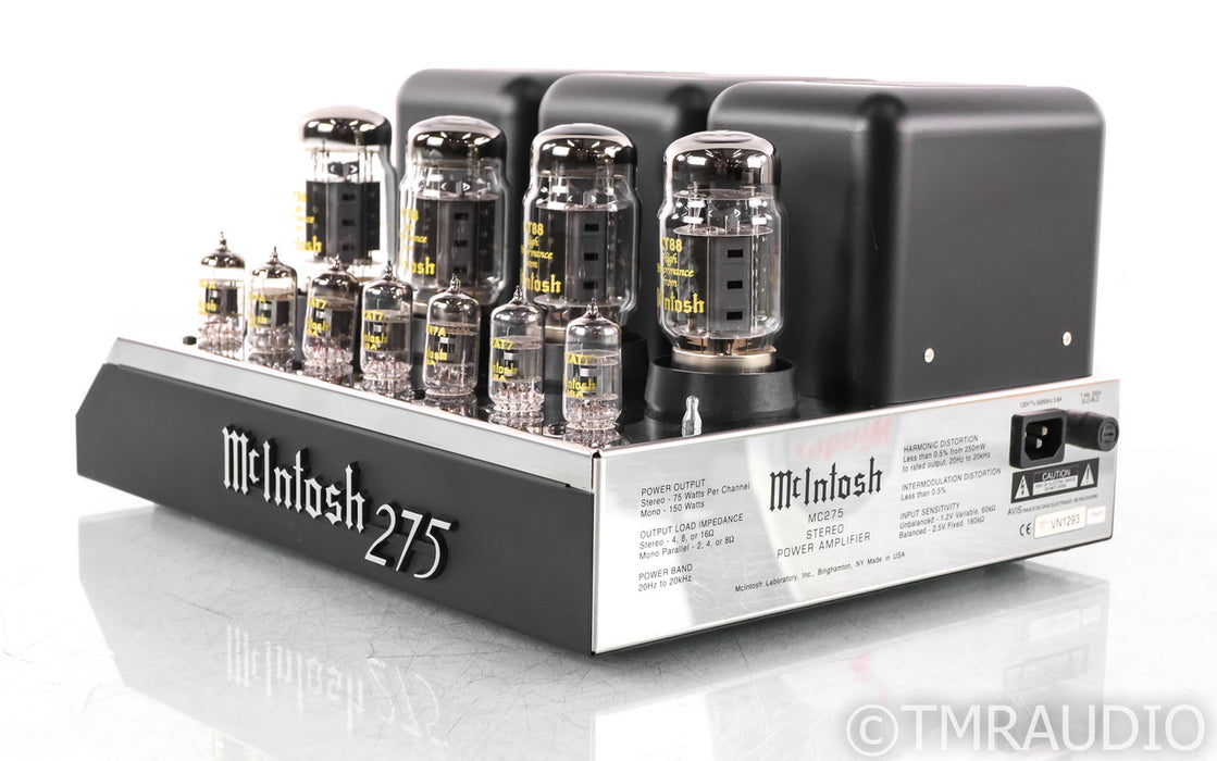 McIntosh MC275 MK IV Stereo Tube Power Amplifier; MC-275; Mk-4 (Low Hours)