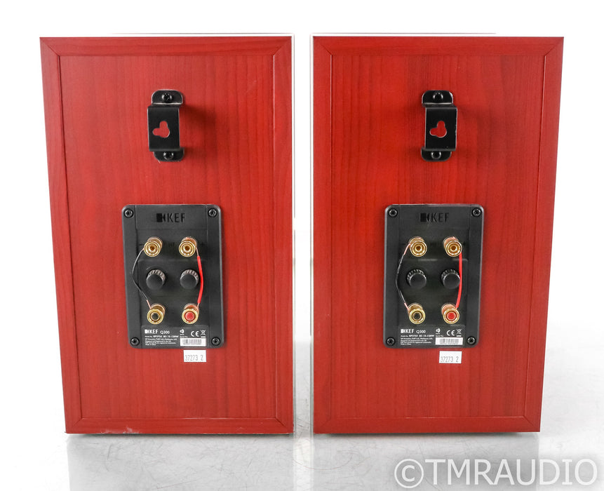 KEF Q300 Bookshelf Speskers; Q-300; Rosewood Pair