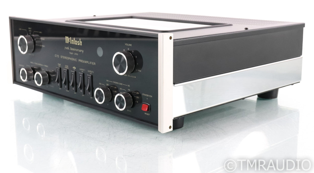 McIntosh C70 Stereo Tube Preamplifier; 70th Anniversary; Remote; MM / MC Phono