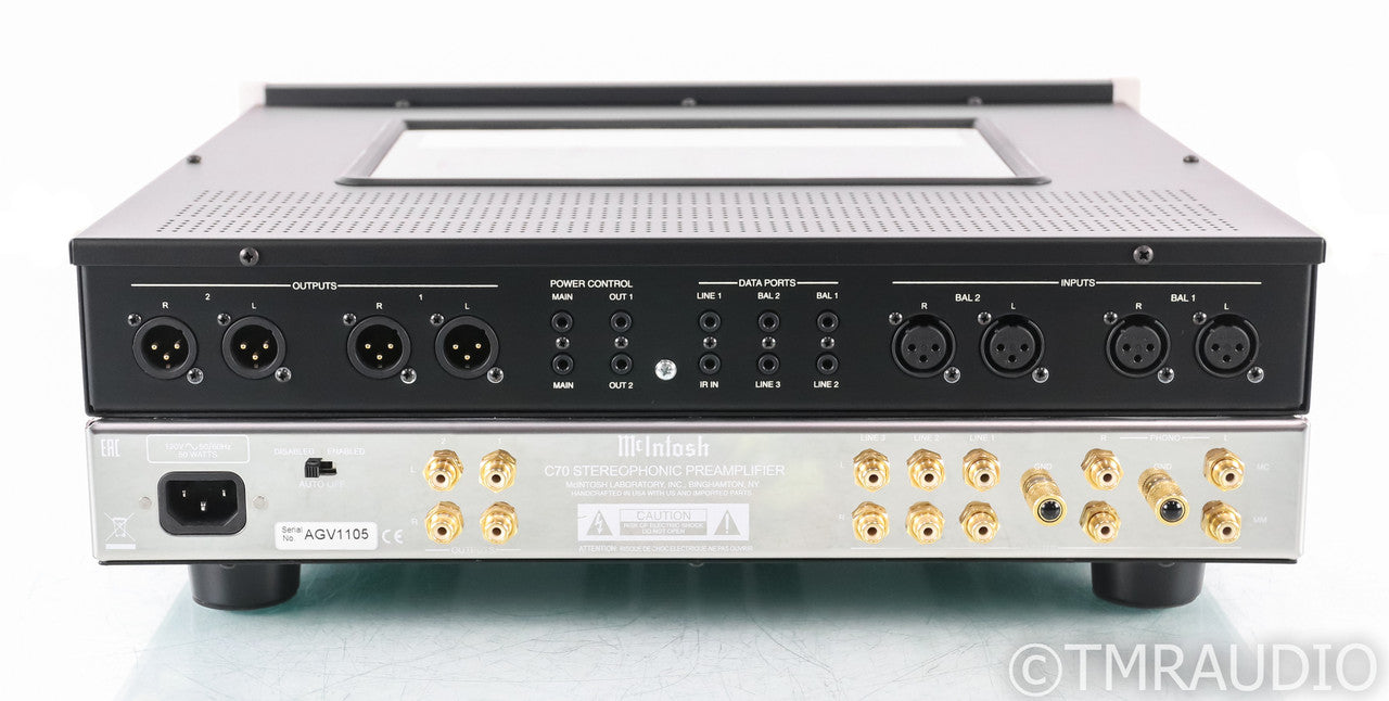 McIntosh C70 Stereo Tube Preamplifier; 70th Anniversary; Remote; MM / MC Phono