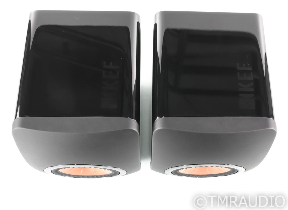 KEF LS50 Bookshelf Speakers; Black Pair