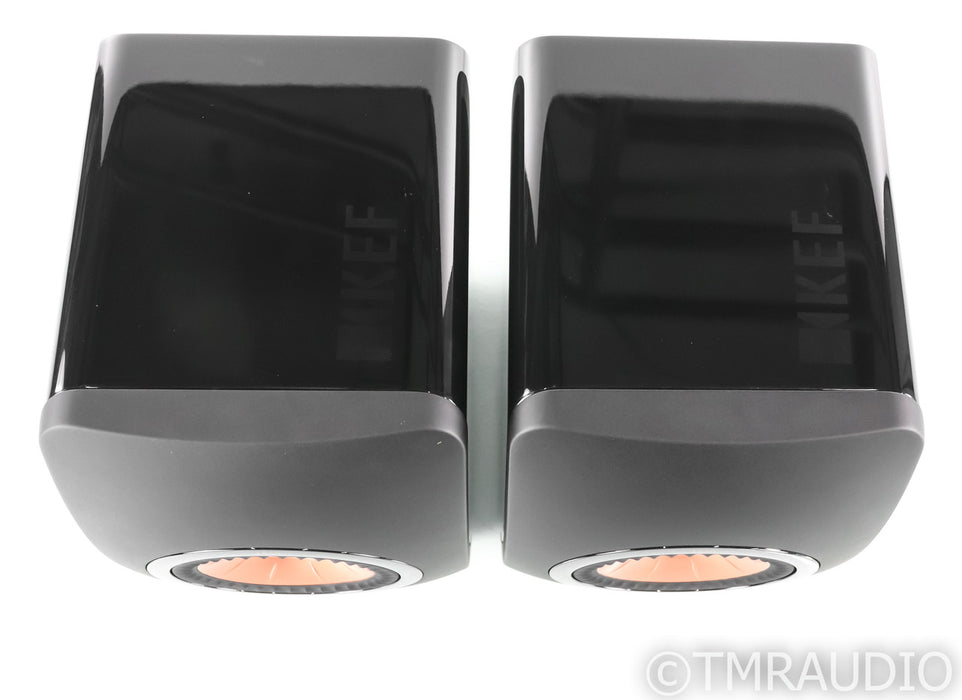 KEF LS50 Bookshelf Speakers; Black Pair
