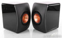 KEF LS50 Bookshelf Speakers; Black Pair