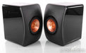 KEF LS50 Bookshelf Speakers; Black Pair