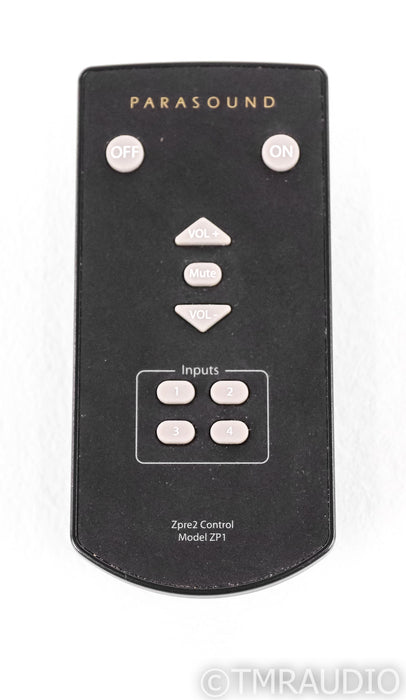 Parasound Zpre2 Zone Stereo Preamplifier; Zpre-2; Remote; Black