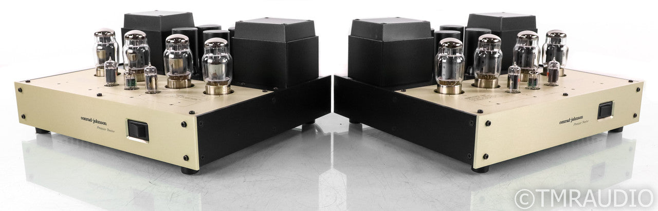 Conrad Johnson Premier Twelve Mono Tube Power Amplifier; Pair (New Tubes)