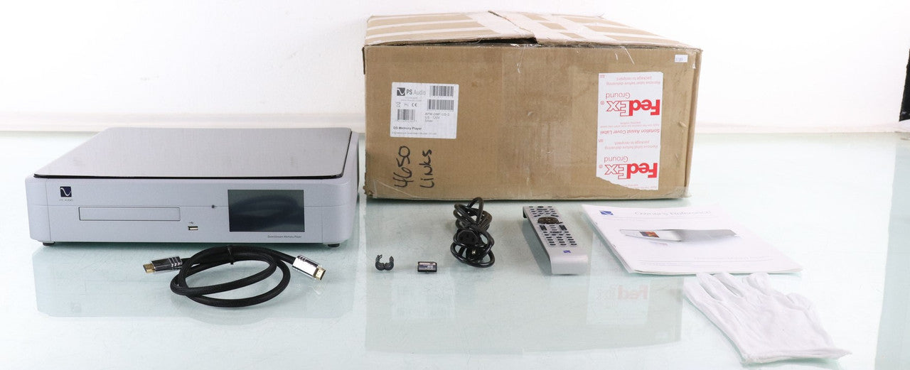 PS Audio DirectStream Memory Player SACD Transport; DMP; Silver; Remote (Used)