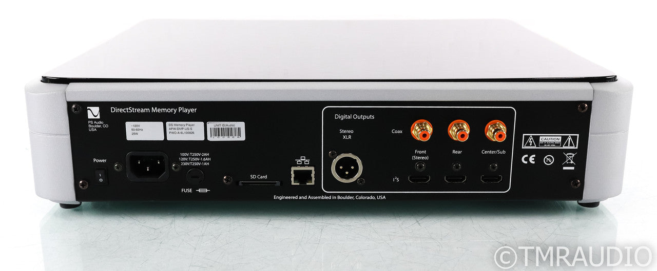 PS Audio DirectStream Memory Player SACD Transport; DMP; Silver; Remote (Used)
