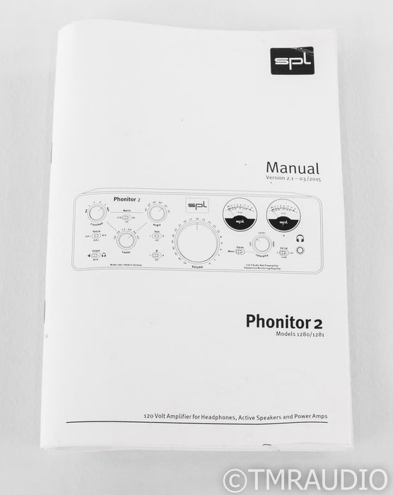 SPL Phonitor 2 Headphone Amplifier; Black