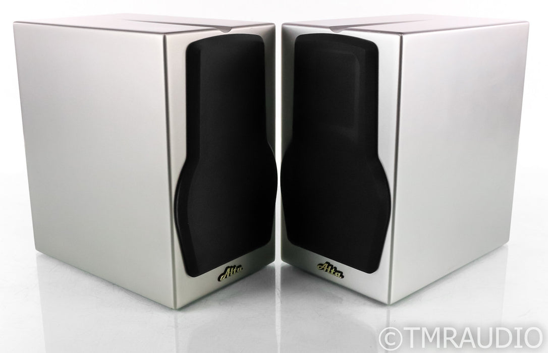 Alta Audio IO Bookshelf Speakers; Legacy Series; Ribbon Tweeter; Silver Pair