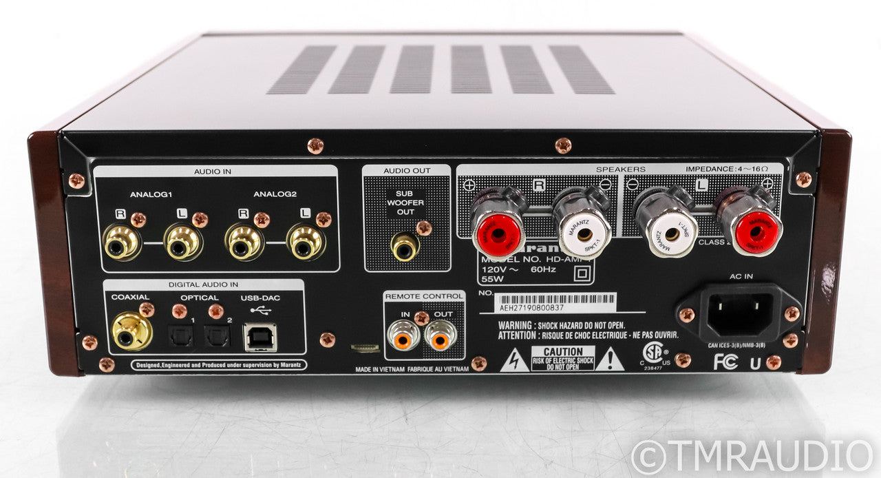Marantz HD-AMP1 Stereo Integrated / Headphone Amplifier; HDAMP1; Remote; USB