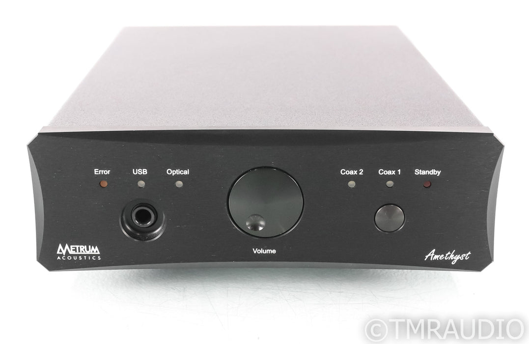 Metrum Acoustics Amethyst DAC / Headphone Amplifier; D/A Converter; R-2R; Black