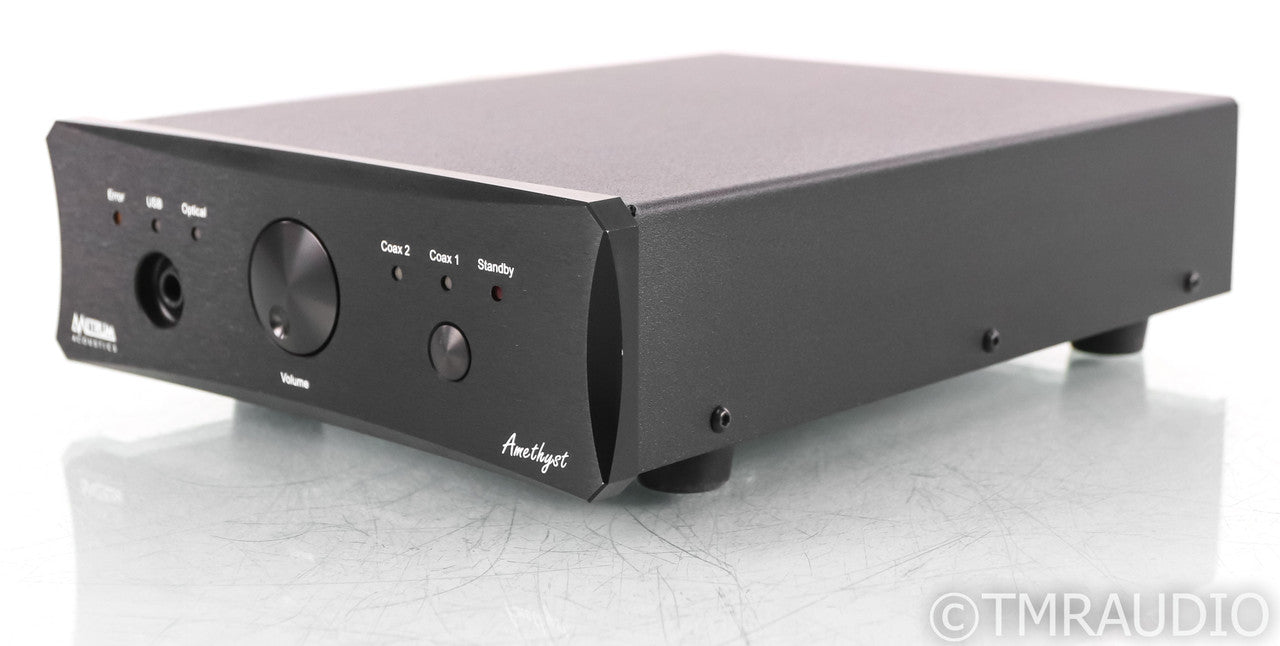 Metrum Acoustics Amethyst DAC / Headphone Amplifier; D/A Converter; R-2R; Black