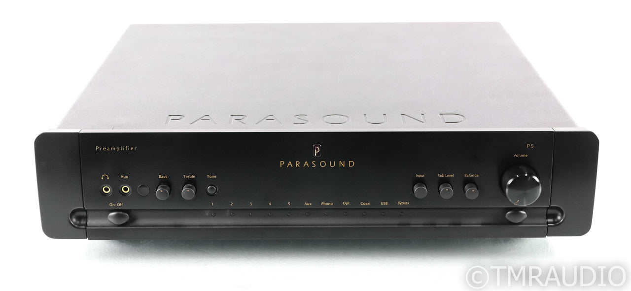Parasound Halo P5 2.1 Channel Preamplifier; Black; MM / MC Phono