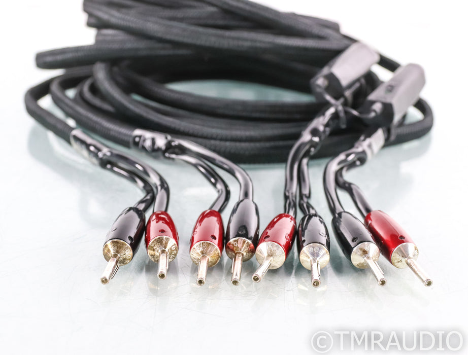 AudioQuest Rocket 88 Silver Plated Speaker Cables; 19ft Pair; 72v DBS