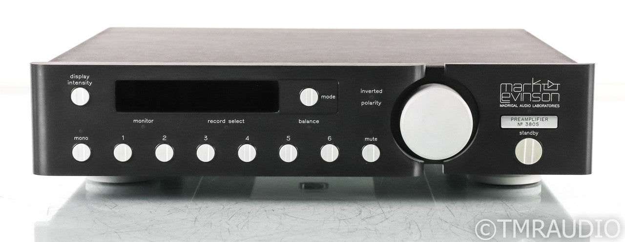 Mark Levinson No 380S Stereo Preamplifier; Remote; 380-S; Black; Remote; 380-S; Black