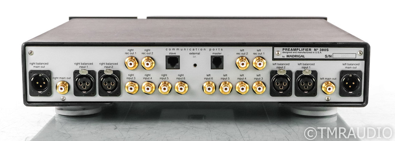 Mark Levinson No 380S Stereo Preamplifier; Remote; 380-S; Black; Remote; 380-S; Black