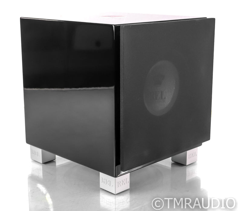 REL T/7i 8" Powered Subwoofer; T7I; Gloss Black; T7I; Gloss Black