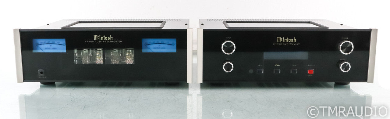McIntosh C1100T Tube Preamplifier w/ C1100C Controller; MM / MC Phono; Remote