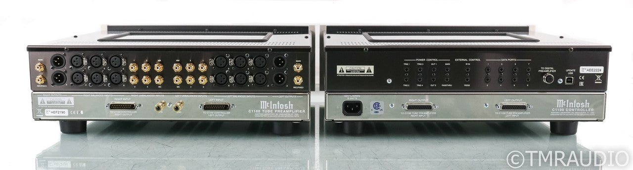 McIntosh C1100T Tube Preamplifier w/ C1100C Controller; MM / MC Phono; Remote