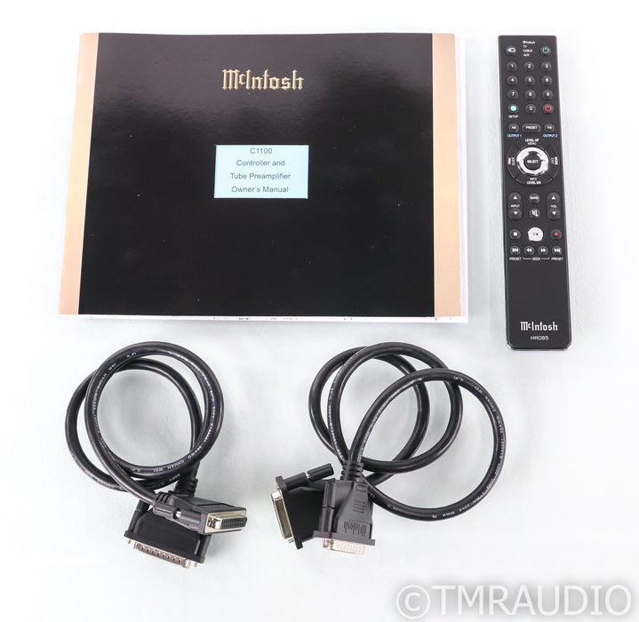 McIntosh C1100T Tube Preamplifier w/ C1100C Controller; MM / MC Phono; Remote