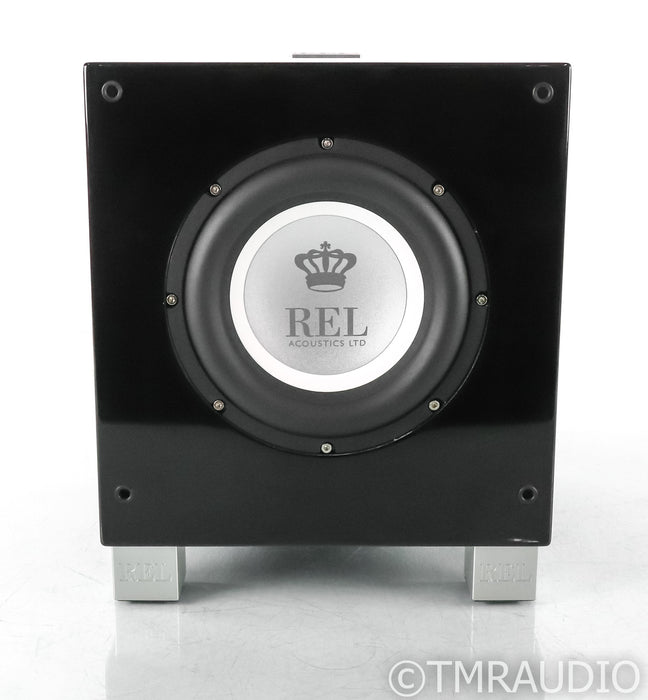 REL T/7i 8" Powered Subwoofer; T7I; Gloss Black