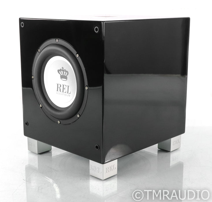 REL T/7i 8" Powered Subwoofer; T7I; Gloss Black