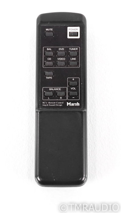 Marsh MSD-P2000b Stereo Preamplifier; Silver; Remote