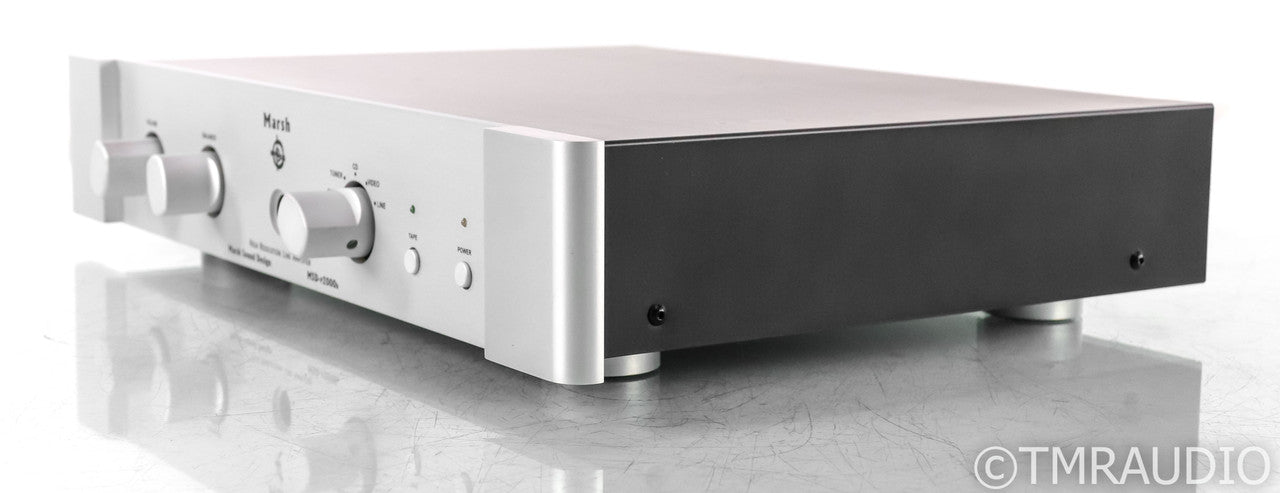 Marsh MSD-P2000b Stereo Preamplifier; Silver; Remote